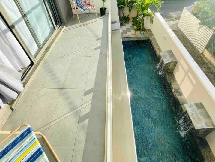 La Peregrina roof terrace with sea views — Flic en Flac Mauritius