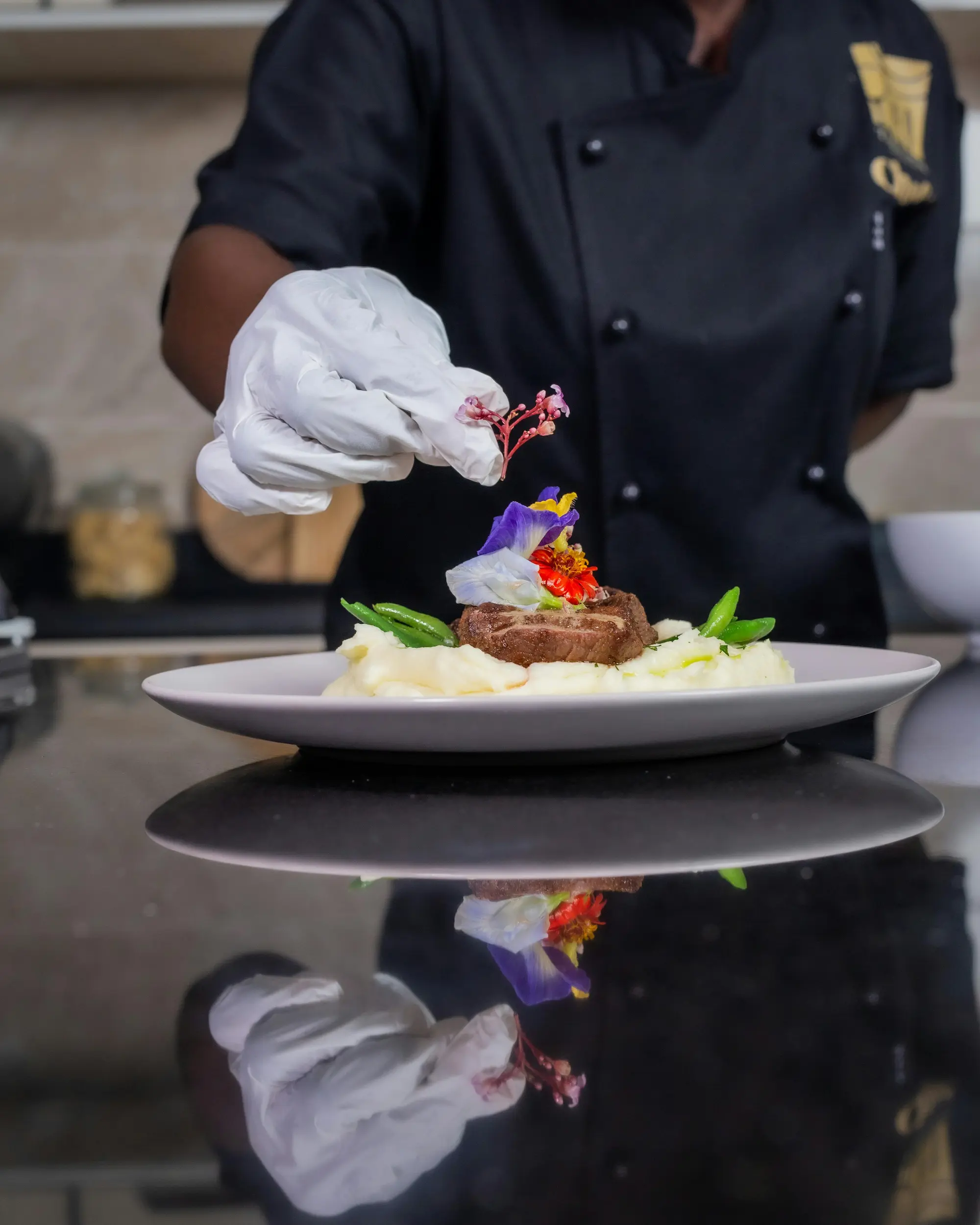 Private chef dinner at villa Mauritius