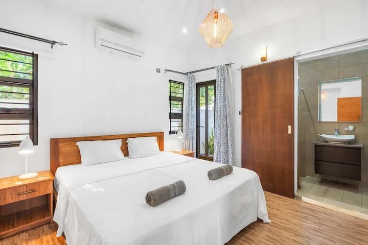 Turquoise Bay Villa Trou aux Biches Mauritius — Bedroom Ensuite Vessel Sink