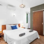 Turquoise Bay Villa Trou aux Biches Mauritius — Bedroom Wood Accent
