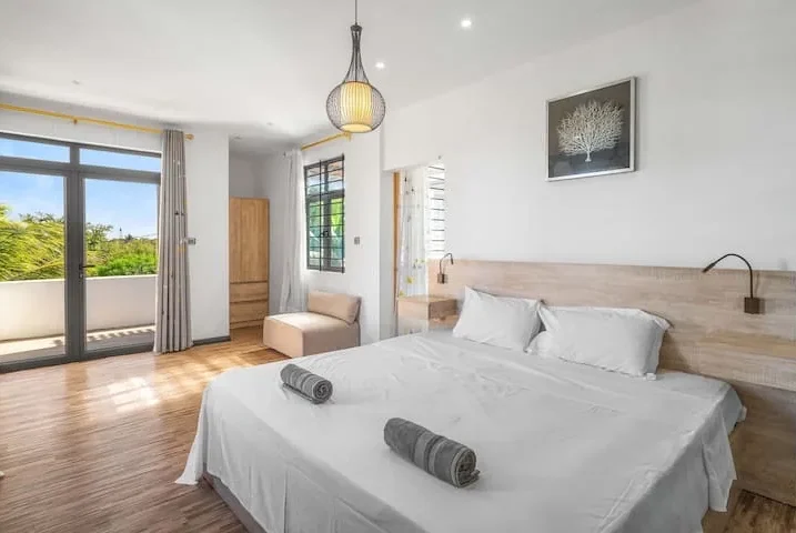 Turquoise Bay Villa Trou aux Biches Mauritius — Master Bedroom Balcony