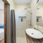 Turquoise Bay Villa Trou aux Biches Mauritius — Rainfall Shower Bathroom